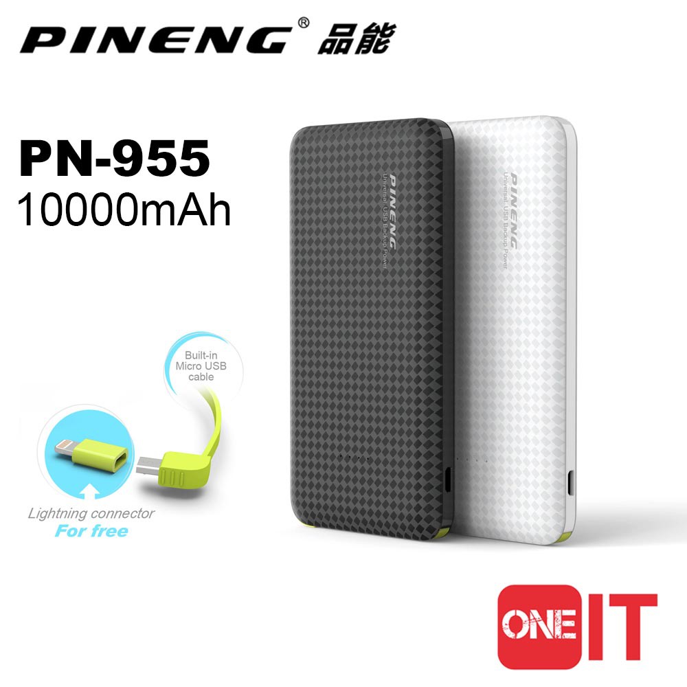 PINENG Powerbank PN955 10000mAh High Density Lithium Polymer Power