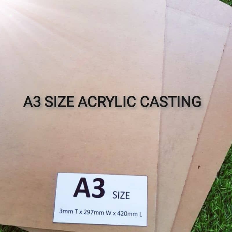 Acrylic Sheet A3 Size Shopee Malaysia
