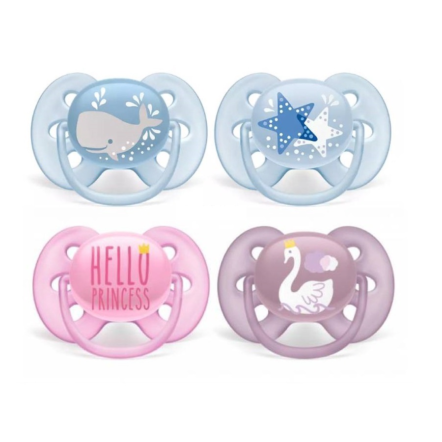 Philips Avent Ultra Soft Pacifier 618m (Loose 1pcs) NO CAP Shopee