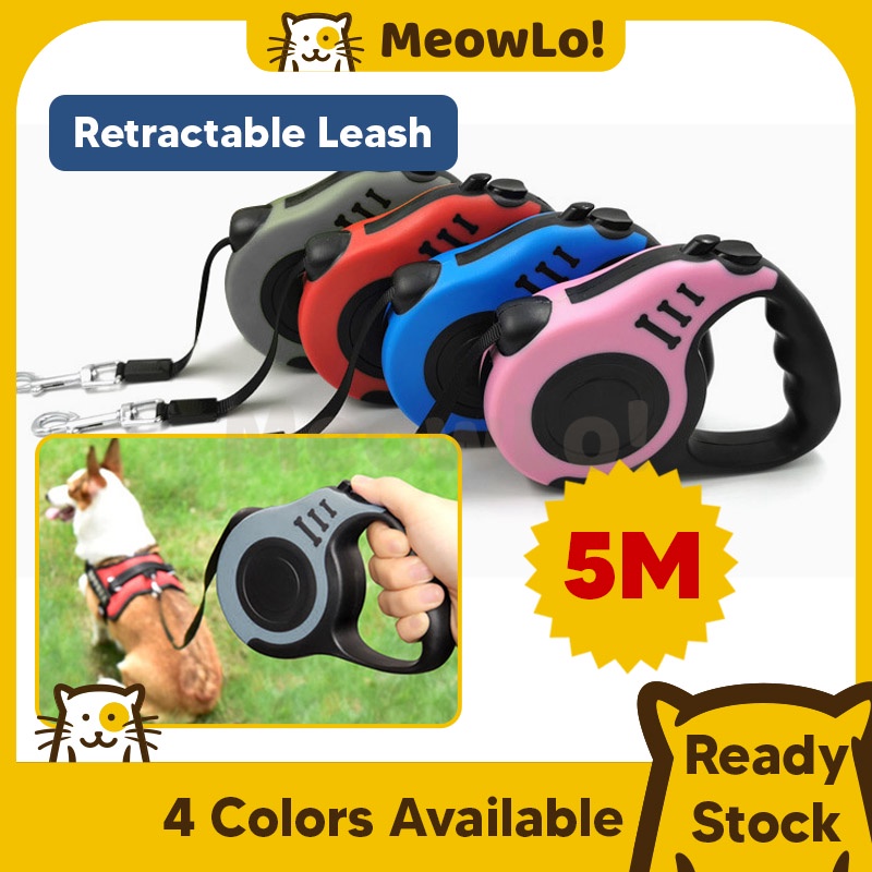 MeowLo Retractable Leash Automatic Leash Traction Rope Extendable Leash