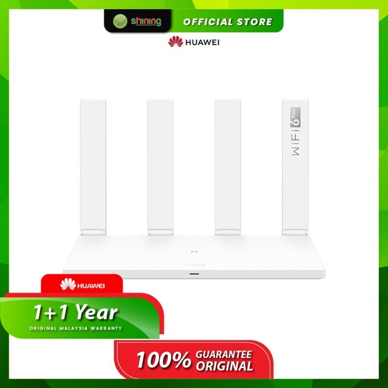 Huawei WiFi AX3 (WS7100 V2) 3000Mbps WiFi 6 Router (White) Shopee
