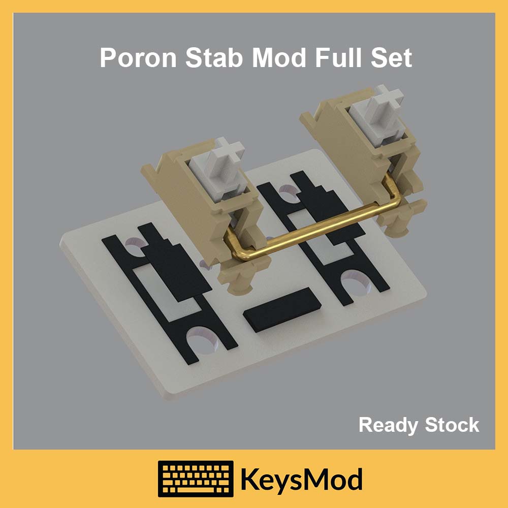 Poron Keyboard Stabilizer Mod Full Set Holee Mod, Stab Pad, Wire Pad Shopee Malaysia