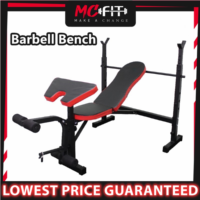 MCFIT 240KG Adjustable Home Gym Bench Press Set Dumbbell Bench Weight