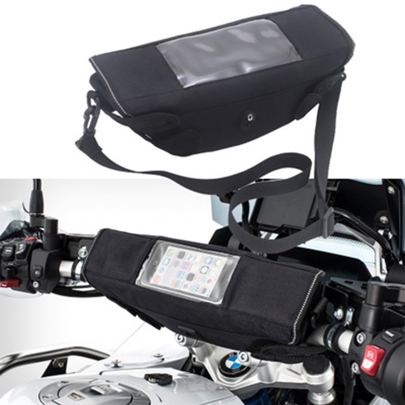 Motorcycle handlebar bag bag saddle bicycle tank large screen