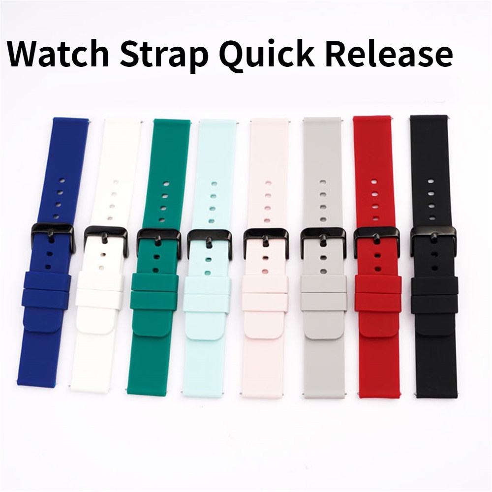 Watch Strap Quick Release 20mm 22mm Rubber Watch Band Waterproof