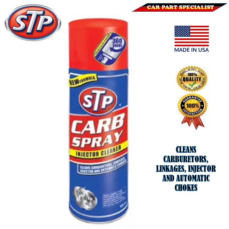 STP CARB SPRAY INJECTOR CLEANER ( CLEANS CARBURETORS, LINKAGES