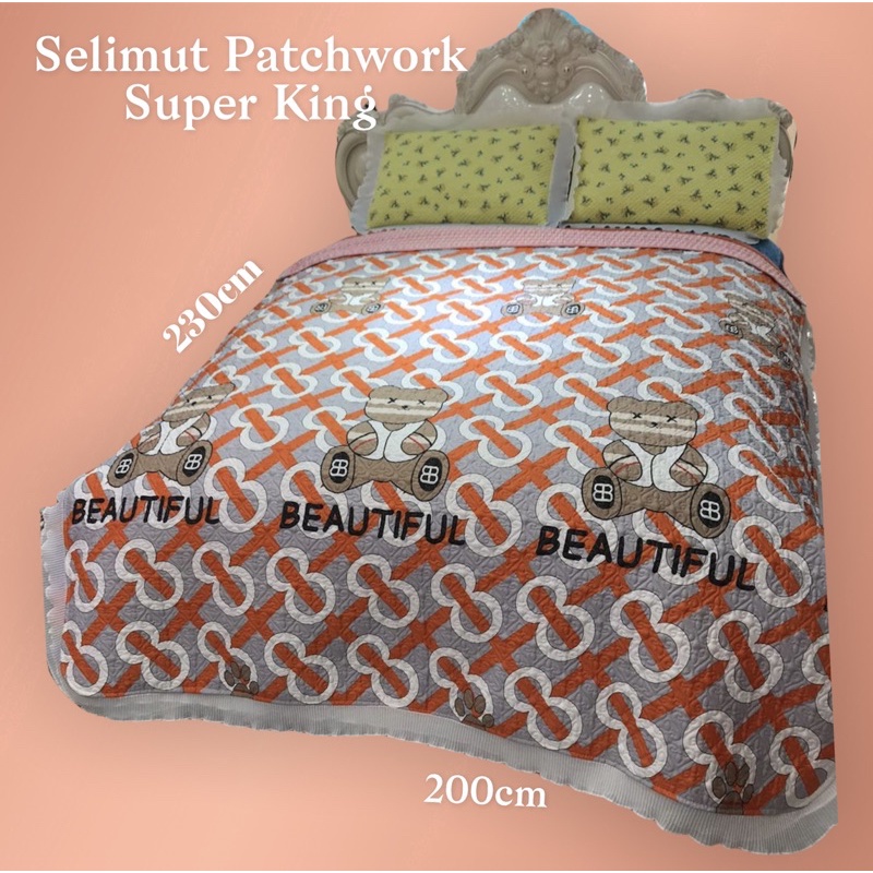 SUPER SOFT COMFORTE / QUILT / BLANKETS QUEEN SAIZ 100 COTTON / Selimut