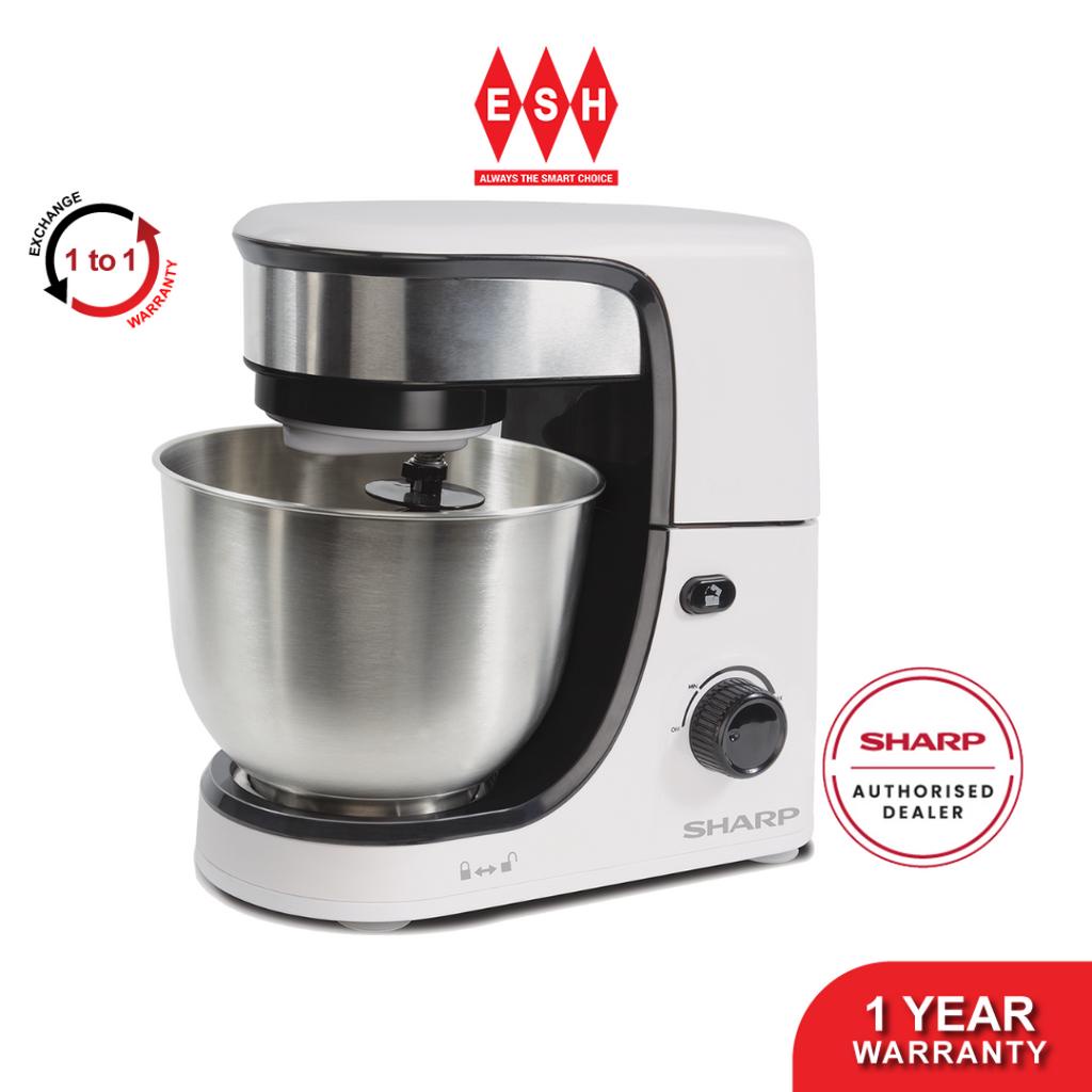 Sharp EMS80WH 4.0L 350W Variable Speeds Control Stand Mixer Shopee
