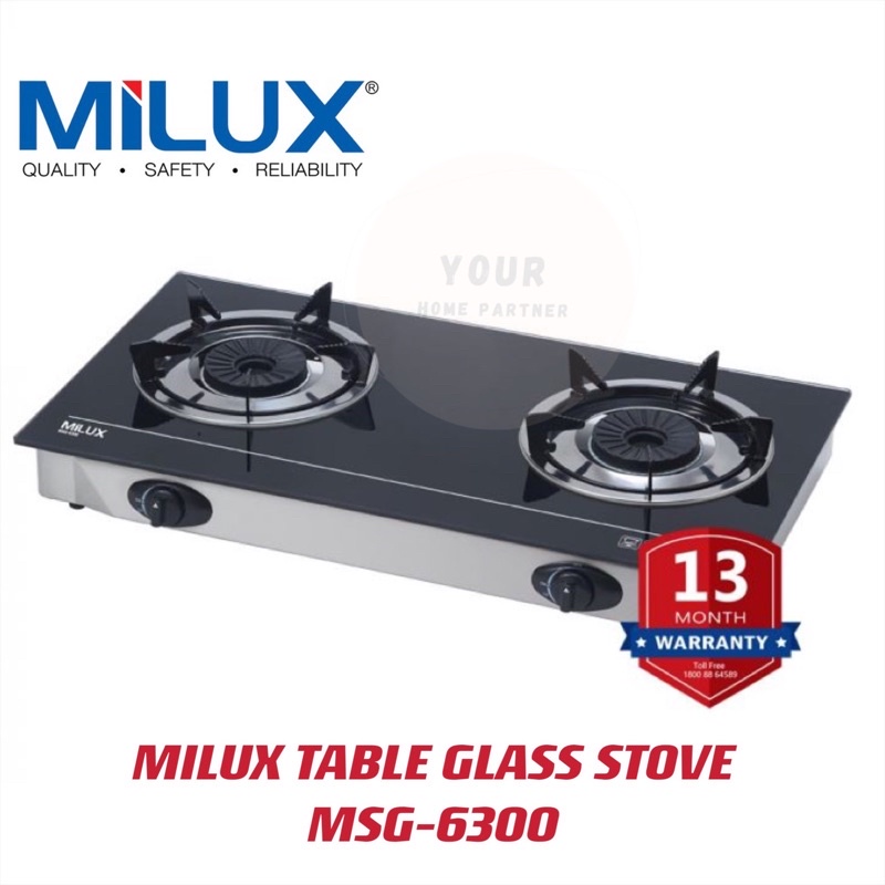 Midea Table Top Glass Stove MGST211G Gas Stove/ Stainless Steel Stove