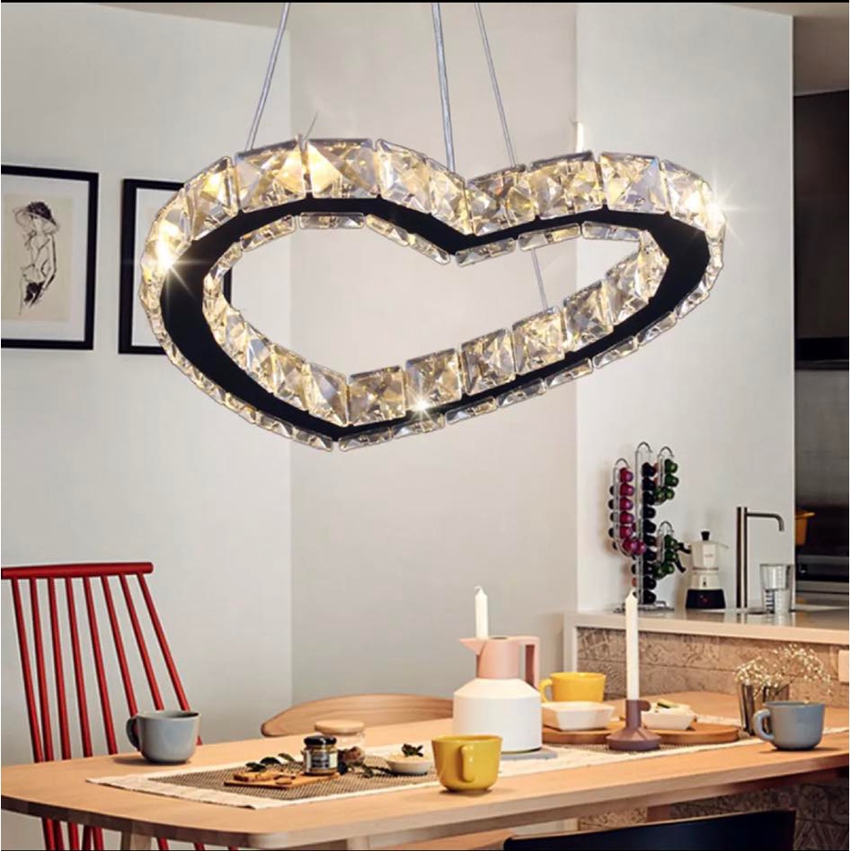 Luxury Crystal Pendant Light Ceiling Light Lampu Kristal Lampu Gantung