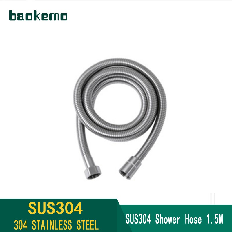 304 stainless steel shower shower hose set encrypted retractable shower