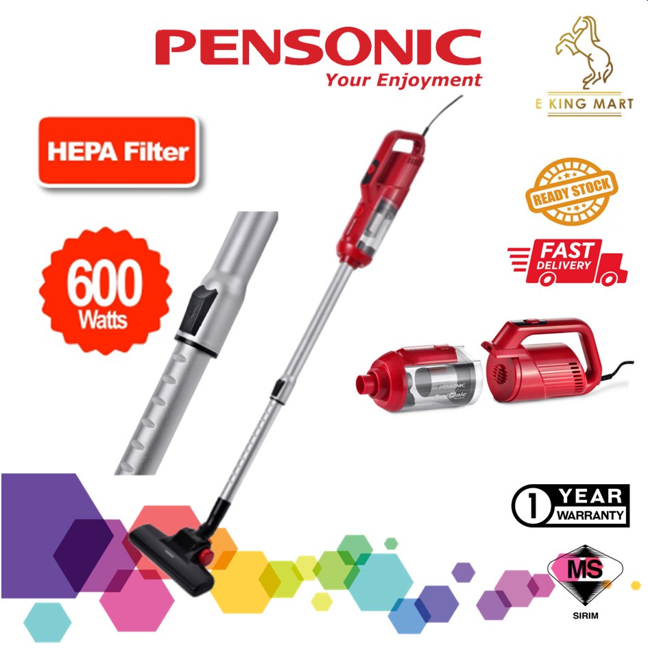 Pensonic PVC1003H Corded 2in1 Stick Handheld Vacuum Cleaner Penyedut