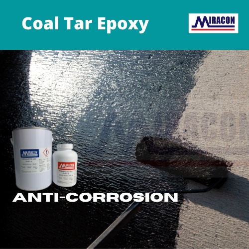 Coal Tar Epoxy High Solid Content 5KG For Concrete and Steel