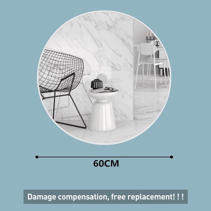 LI Bathroom Mirror Cermin Bilik Mandi Round decorative mirror Dressing