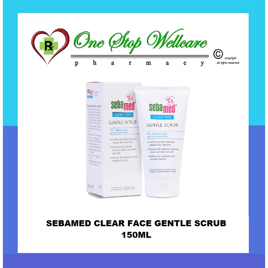 SEBAMED CLEAR FACE GENTLE SCRUB 150ML (EXP05/2024) Shopee Malaysia