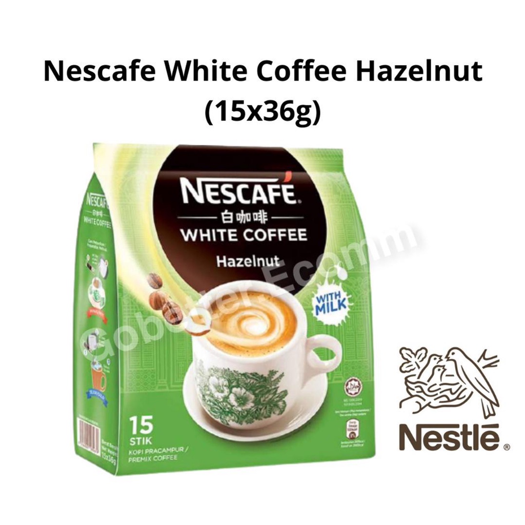 Nescafe white coffee hazelnut (15x36g) Shopee Malaysia