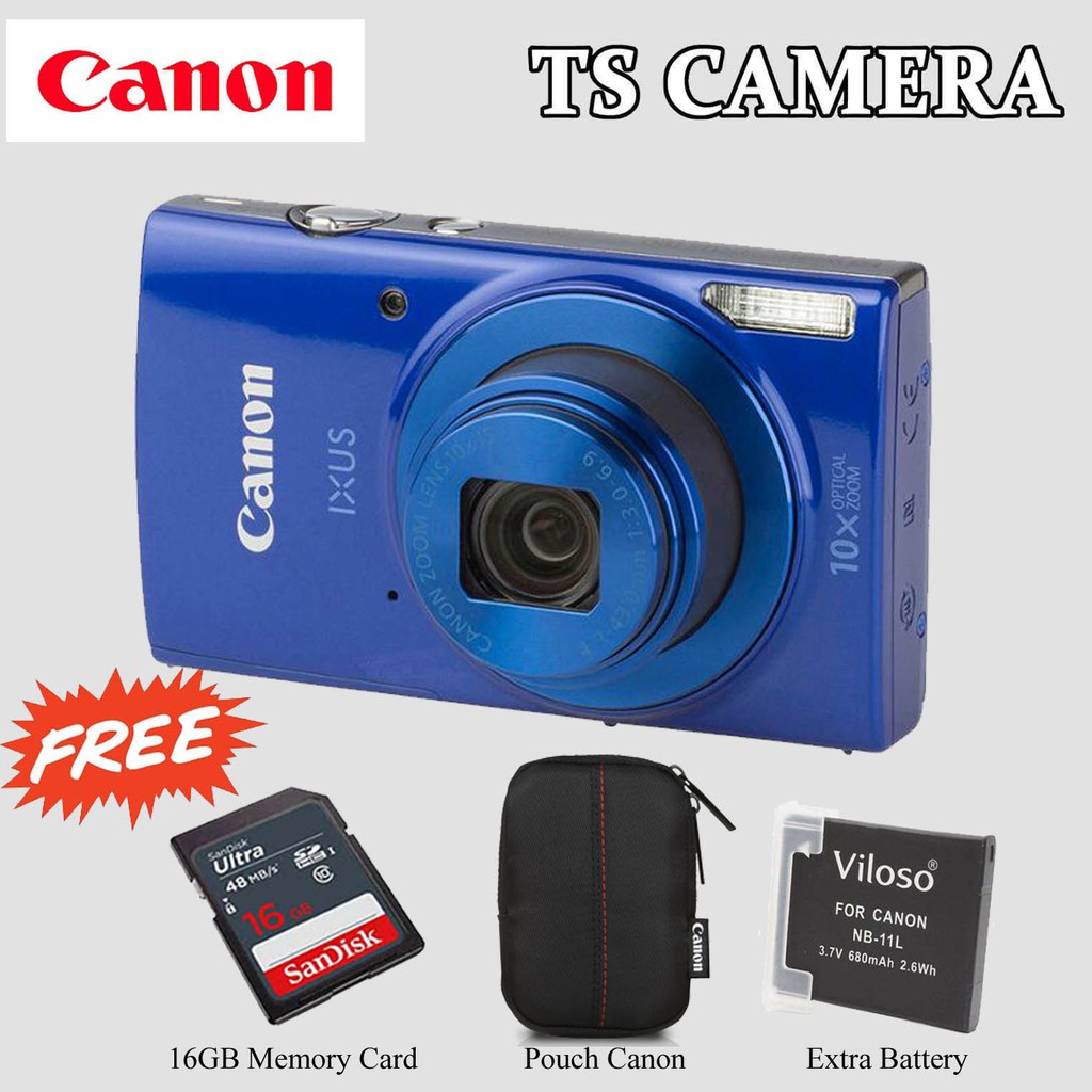 CANON IXUS 190 WITH SPARE BATTERY (OFFICIAL CANON) | Shopee Malaysia