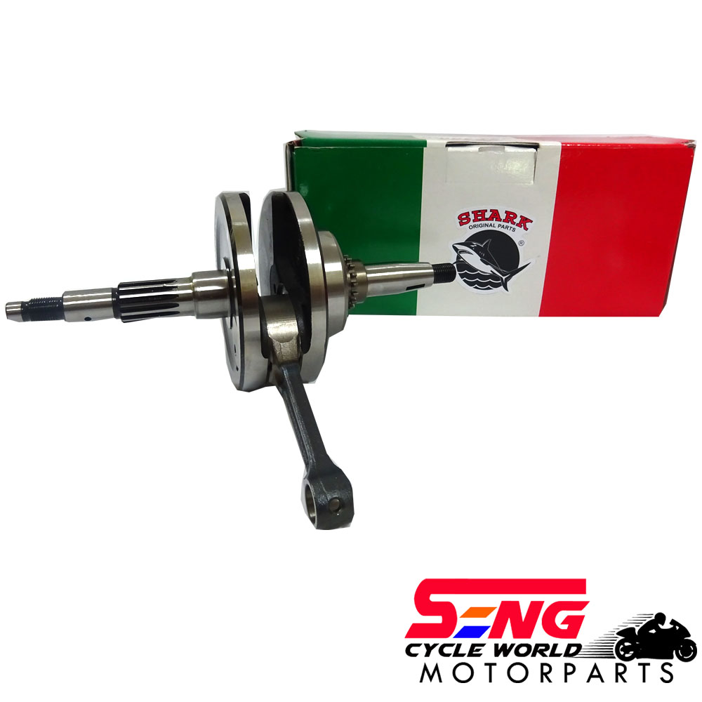 SRL115 RACING CRANKSHAFT ASSY SHARK LAGENDA 115 FI ( + 2MM ) / + ( 4