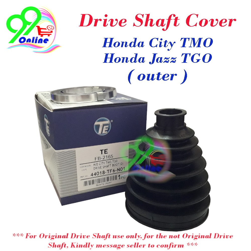 Honda City TMO, Jazz TGO (OUTER) Drive Shaft Cover (Brand TE) Shopee Malaysia