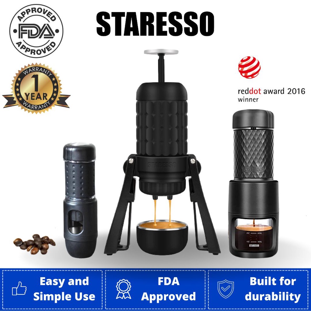 STARESSO Portable Espresso Coffee Maker Series SP200 SP200M SP300 Coffee Machine