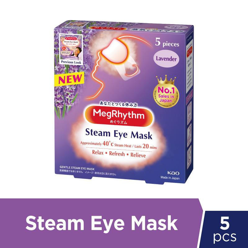 MegRhythm Steam Eye Mask Lavender (5pcs) Shopee Malaysia