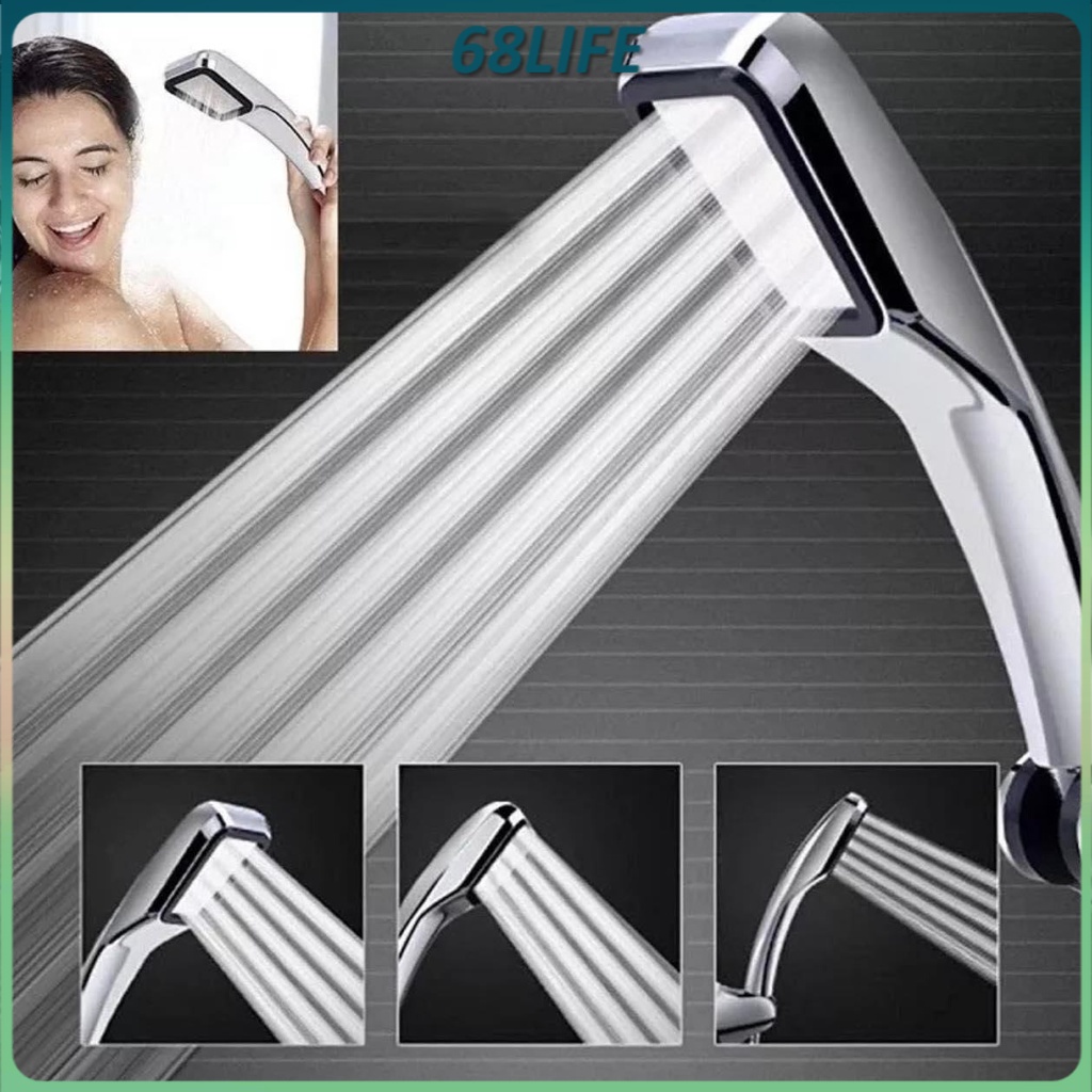 [M'sia Stock] 300 hole High Pressure Boosting Water Saving Shower Head