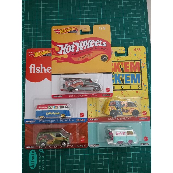 hot wheels mattel diecast Chevy Astro van Kool kombi super van