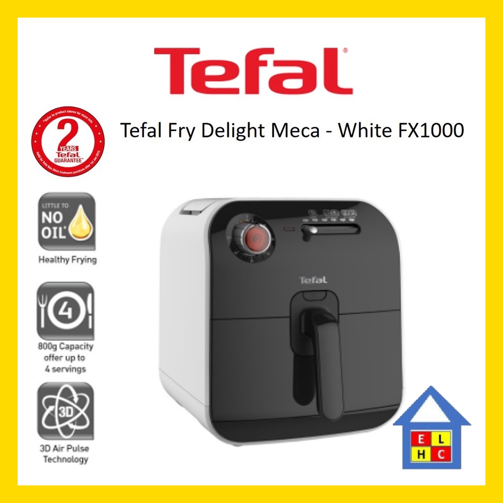 Tefal Fry Delight Air Fryer Meca White FX1000 Shopee Malaysia