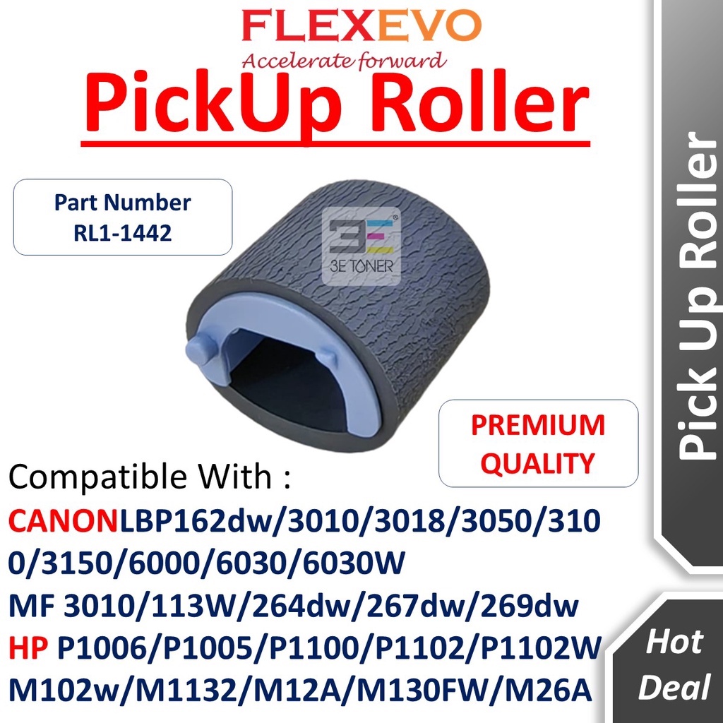 Pick Up Roller For HP P1102 M12A M102W Canon LBP6000 LBP6030 MF3010