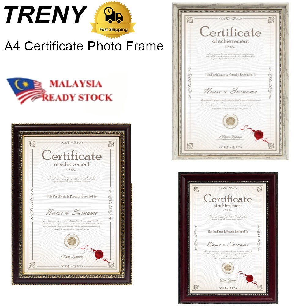 A4 certificate frame /A4 sijil frame / A4 certificate frame with stand /A4 sijil frame with