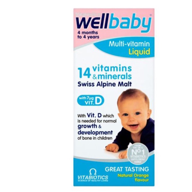 Wellbaby Multivitamin Liquid Multivitamin 150ml Uk Shopee Malaysia