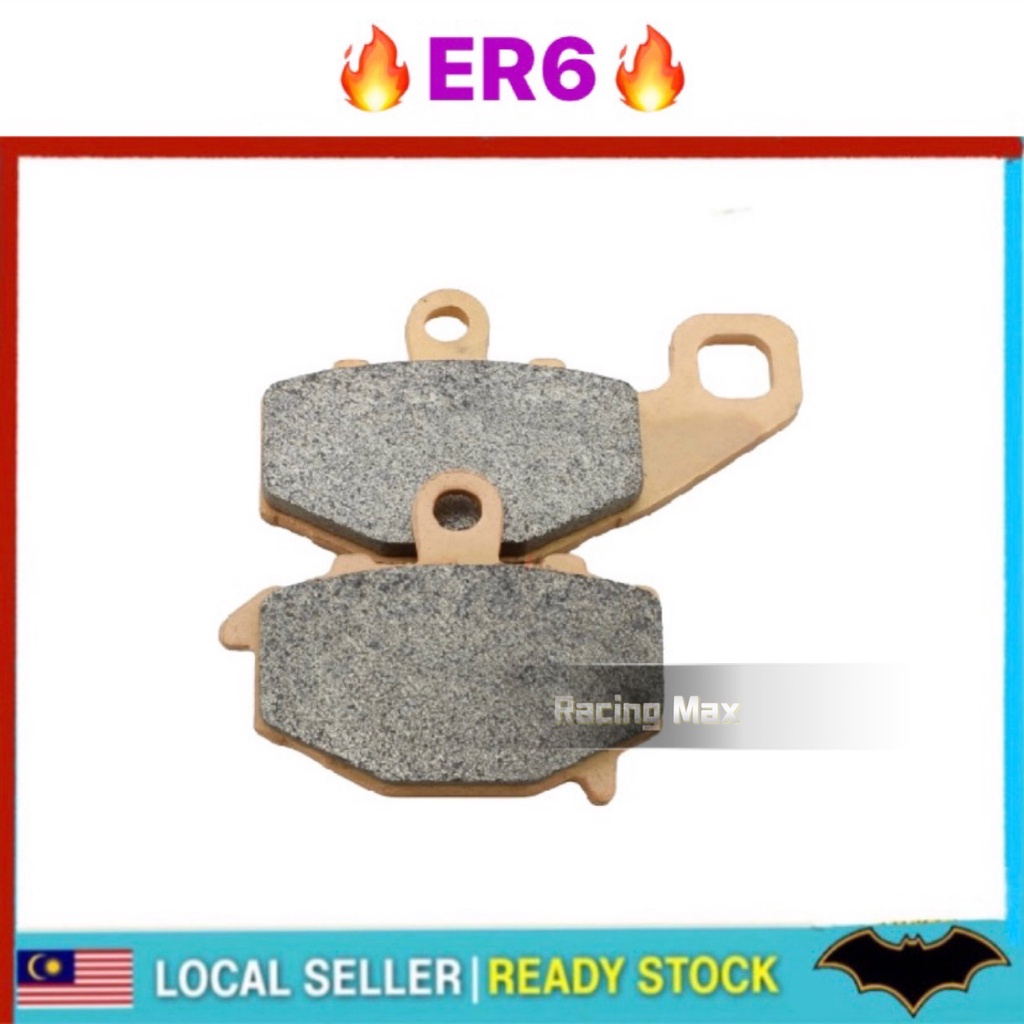 KAWASAKI ER650 REAR DISC BRAKE PAD ER6N ER6F ER 650 VERSYS 650 ER6 DISC BRAKE PAD BELAKANG KULIT