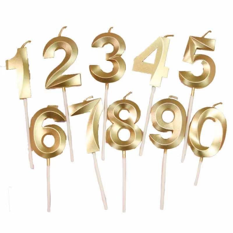 [READY STOCK]Number Candle 7.5cm Cake Happy Birthday Dessert Table