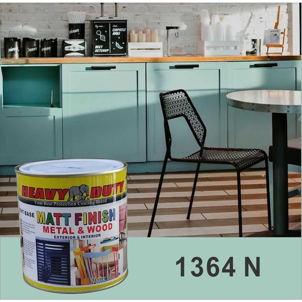 5L ( MATT FINISH ENAMEL ) HEAVY DUTY PAINT HIGH ENAMEL PAINT FOR WOOD