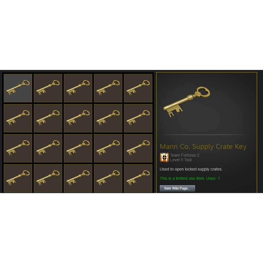 TF2 Key Mann Co. Supply Crate Key [Instant Trade] [Team Fortress 2