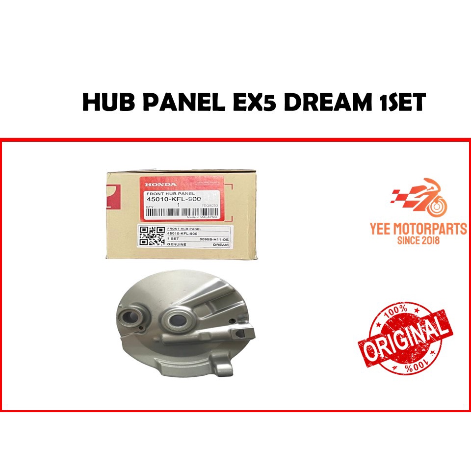 HONDA EX5 DREAM,WAVE 100 FRONT HUB PANEL REAR HUB PANEL COMPLETE SET