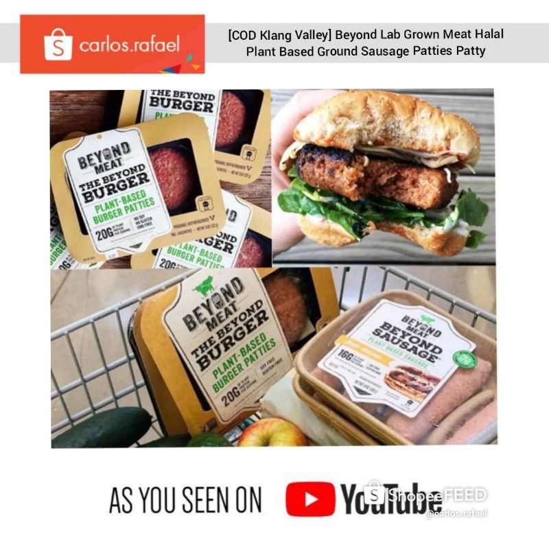 USA Beyond Halal Plant Based Meat Minced/Sausage/Burger Patties Patty