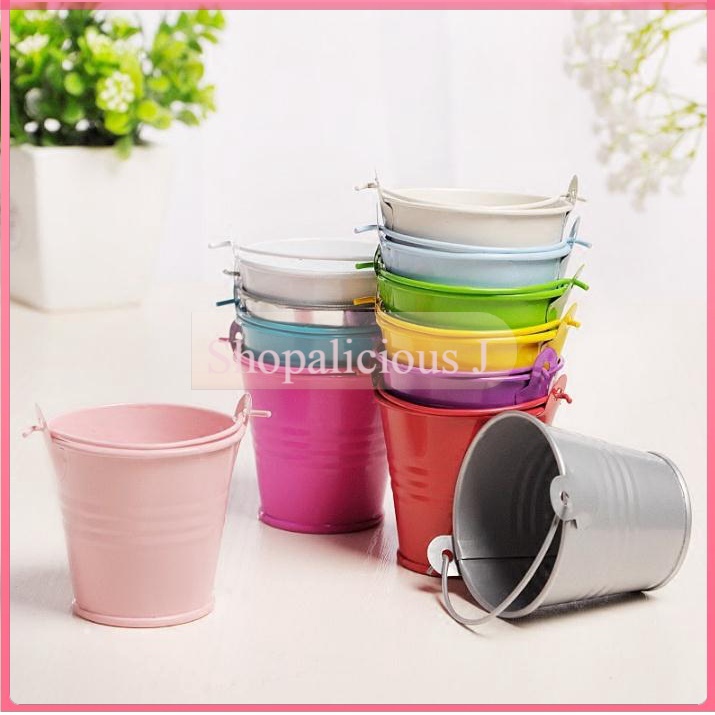Colorful Mini Metal Pail / Mini Bucket / Mini Metal Pail for Decoration