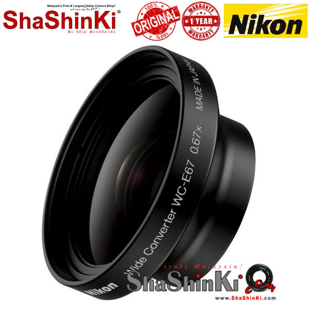 Nikon 28mm WCE67 0.67x WideAngle Converter Lens for Nikon Coolpix