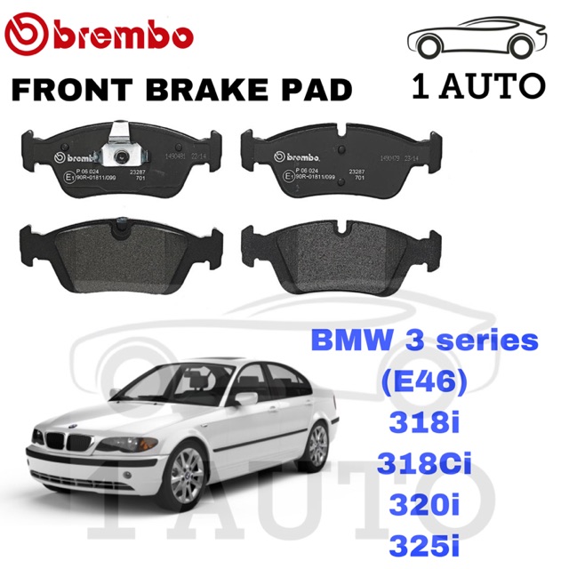 GENUINE BREMBO FRONT BRAKE PAD BMW E36 E46 318i 318Ci 320i 325i 328i