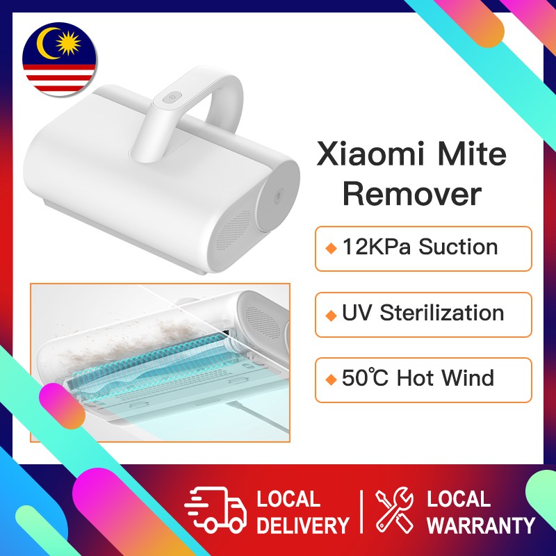 [Ready Stock] Xiaomi Mijia Handheld Dust Mite Vacuum Cleaner 50℃ UV