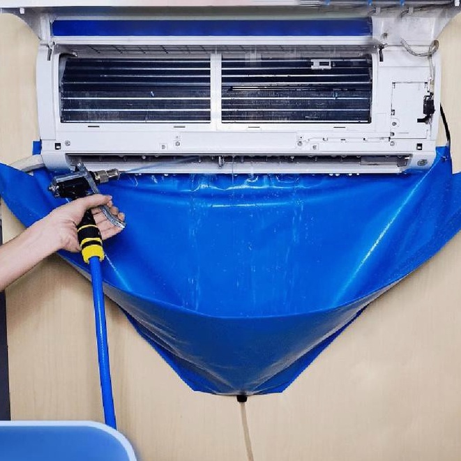 Ready Stock WallMounted Air Conditioner Cleaning Cover The Air