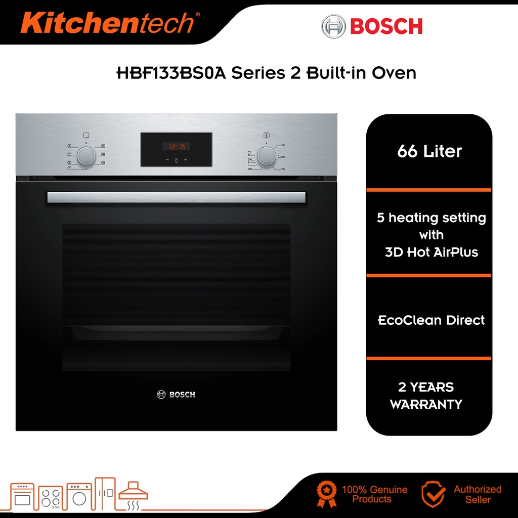 Bosch BuiltIn Oven Series 2 HBF133BS0A Shopee Malaysia