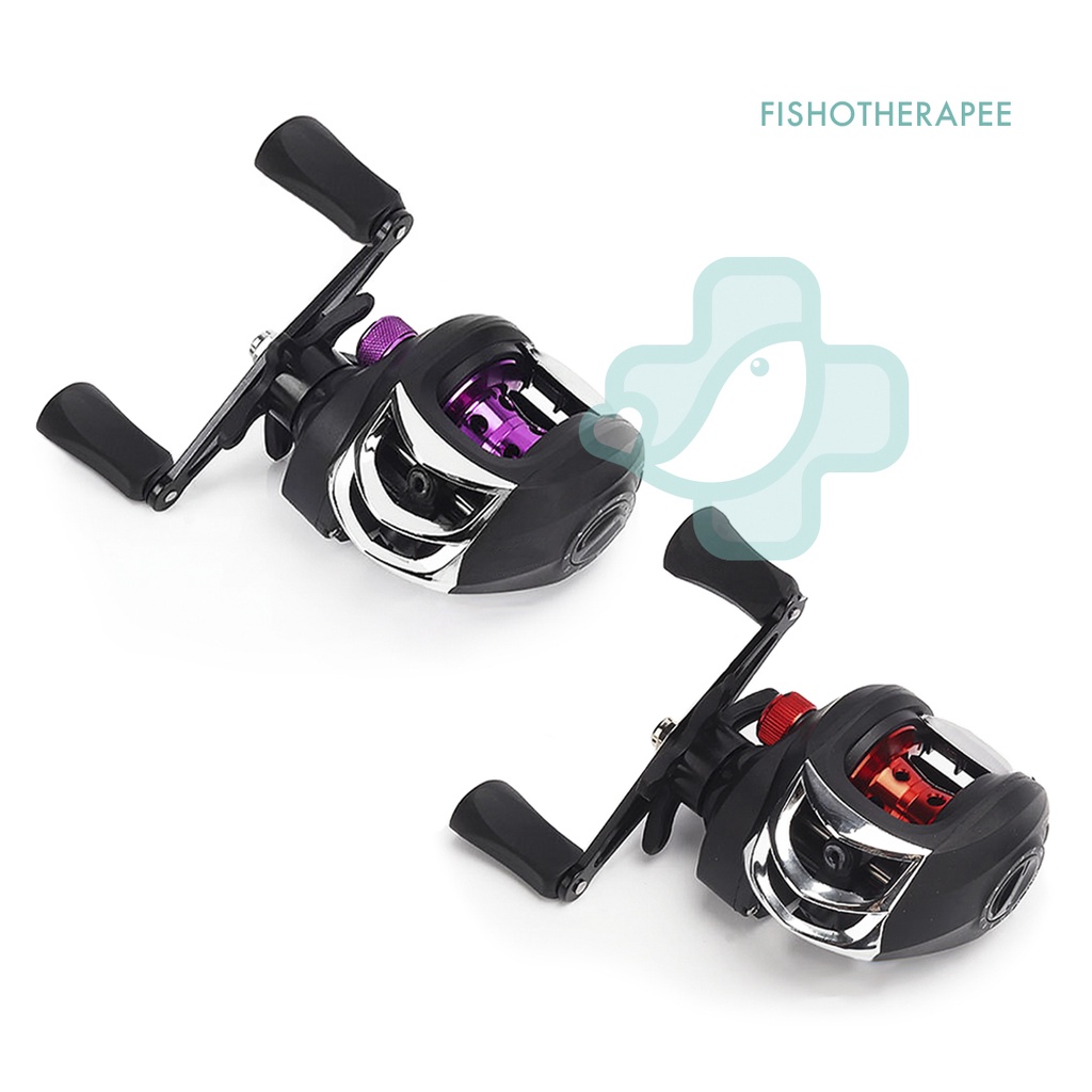 Casting Fishing Reel Left Handed Handle Baitcaster 18+1 Ball Bearings