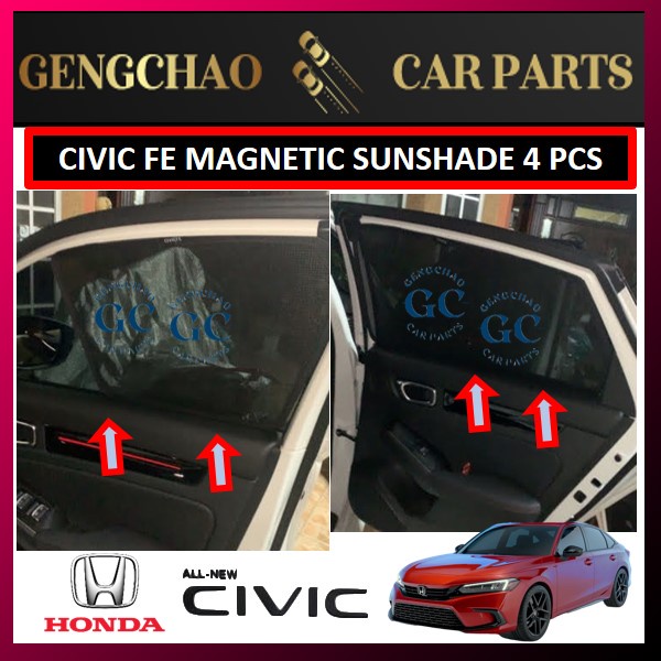 HONDA CIVIC FE 2022 SUNSHADE / SUN SHIELDS / SUN COVER