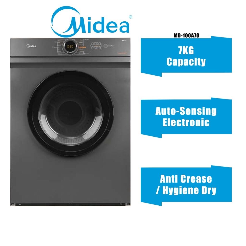 Midea MD100A70 7KG Vented Clothes Dryer Mesin Pengering Baju Pakaian