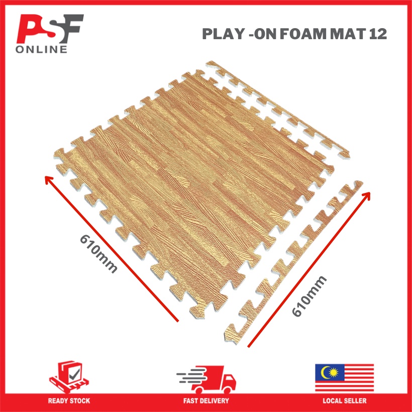 [60x60cm] 10MM FOAM MAT/ BABY PLAYMAT CARPET/ BABY PUZZLE MAT/ EVA FOAM MAT/ INDOOR KIDS MAT