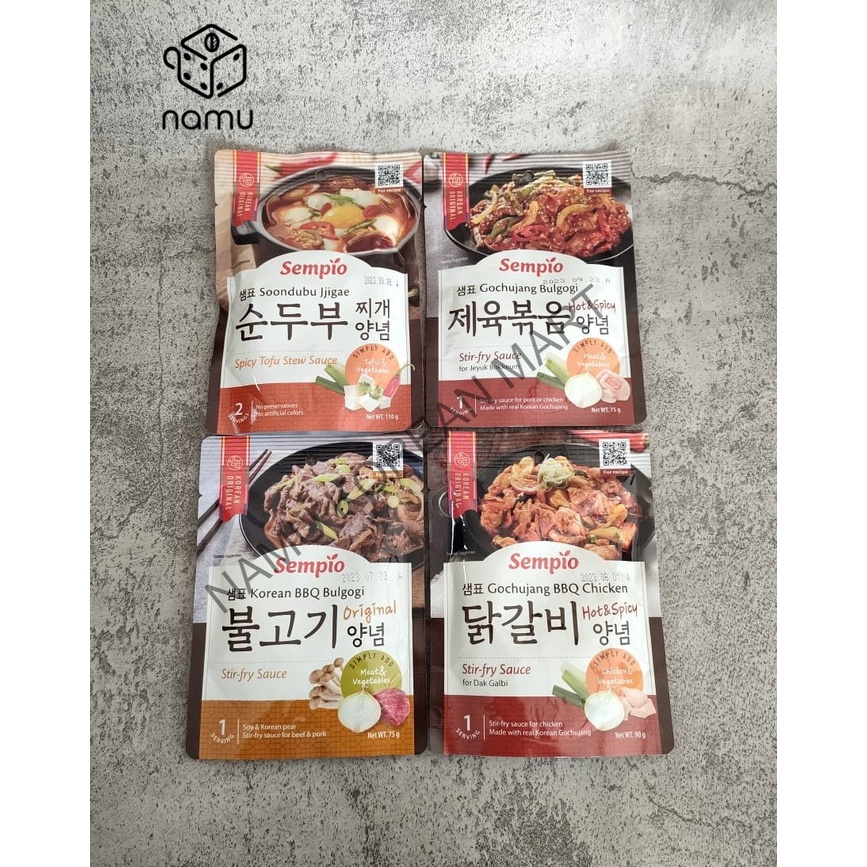 Sempio Korean Sauce Korean Instant Sauce/BBQ/Bulgogi/Gochujang