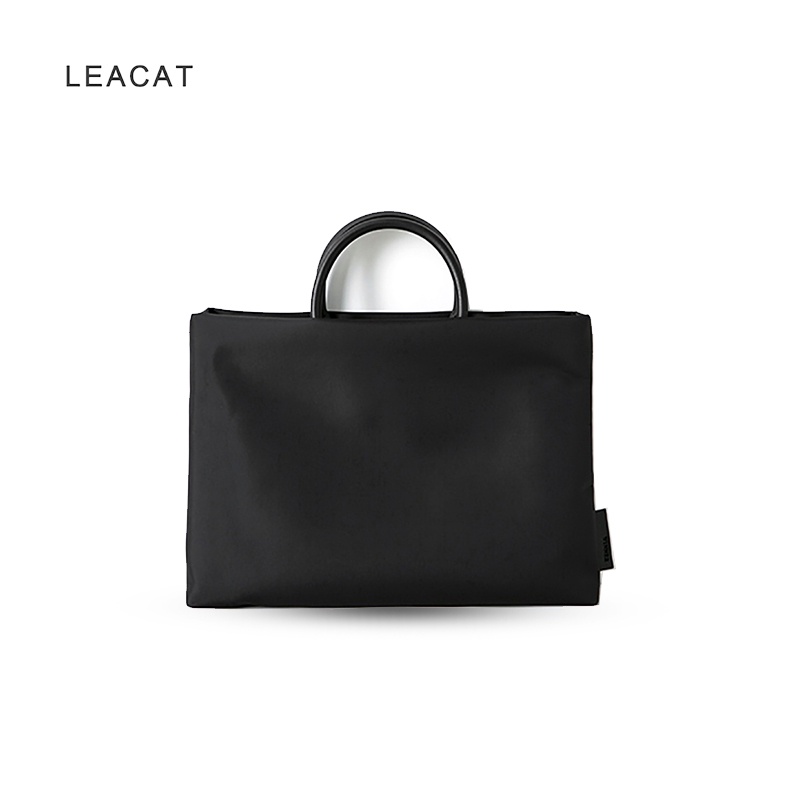 Leacat Women Notebook Bag For PU Handle Luxury Briefcase Bags (13/14/15/15.6") Shopee Malaysia