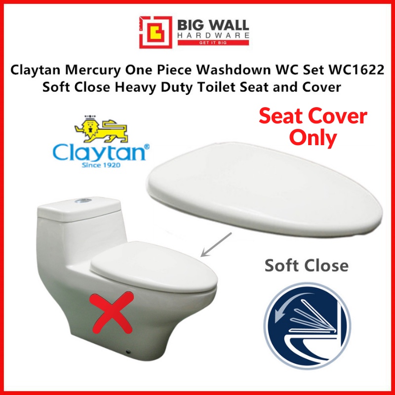 Claytan Mercury One Piece Washdown WC1622 / USC231 Soft Close Heavy